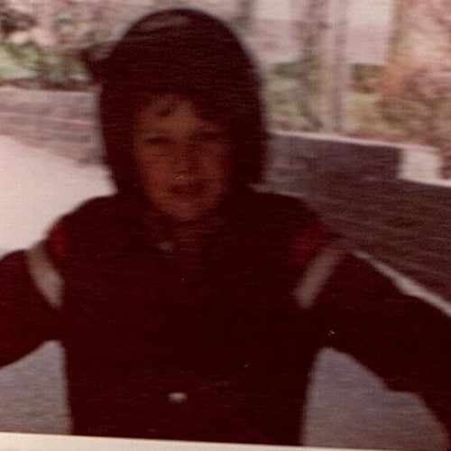 Where it all started. Me on my brother’s Fantic Caballero.