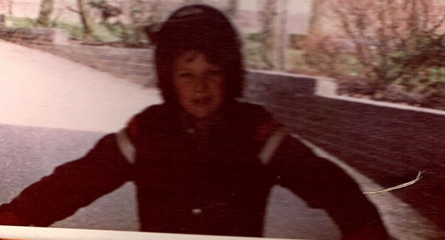 Where it all started. Me on my brother’s Fantic Caballero.